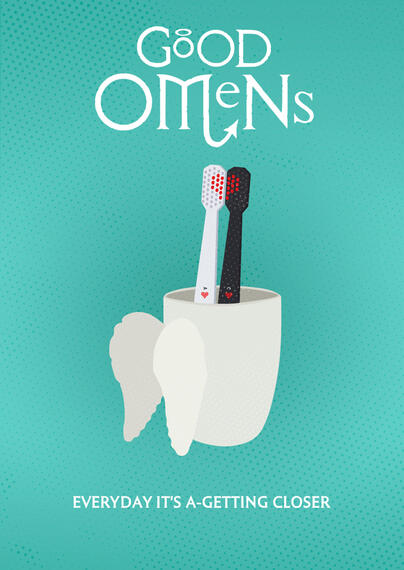 Good Omens Fan Redesign Cover